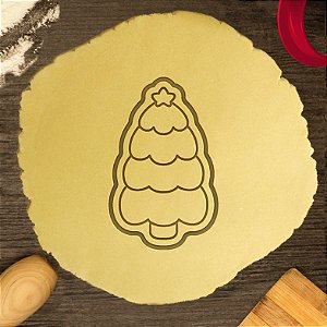 Cortador Biscoito Árvore Natal Estrelinha Estrela