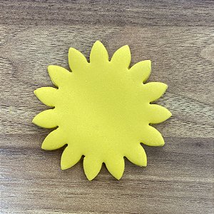 Contador Contorno Flor Girassol Pétala Rasa