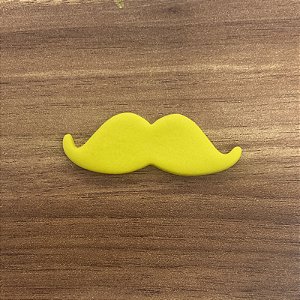 Cortador Pasta Doce Impresso Festa Desenho Infantil Bita Bigode Bigodudo Barba Mustache