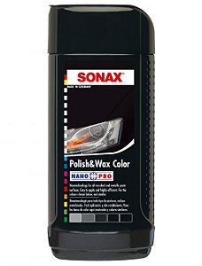Polish Wax Nano Pro Cera Limpadora Black 250ml - Sonax