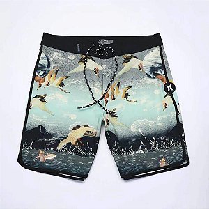 short feminino hurley atacado