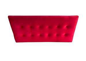 Cabeceira painel para cama box casal 1,38 cm - Vermelho