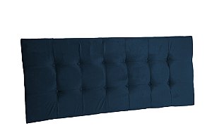 Cabeceira painel para cama box Queen Size 1,58 cm - Azul Marinho