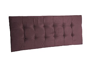 Cabeceira painel para cama box Queen Size 1,58 cm - Rose Escuro