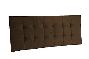 Cabeceira painel para cama box Queen Size 1,58 cm - Marrom