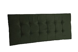 Cabeceira painel para cama box Queen Size 1,58 cm - Verde