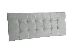 Cabeceira painel para cama box Queen Size 1,58 cm - Cinza prateado
