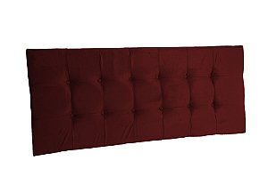 Cabeceira painel para cama box Queen Size 1,58 cm - Vinho