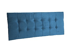 Cabeceira painel para cama box Queen Size 1,58 cm - Azul aço