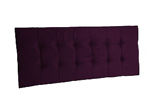 Cabeceira painel para cama box Queen Size 1,58 cm - Roxo