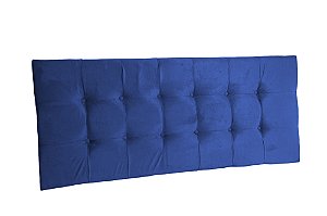 Cabeceira painel para cama box Queen Size 1,58 cm - Azul royal