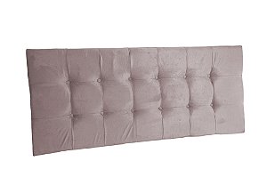 Cabeceira painel para cama box Queen Size 1,58 cm - Rose Claro