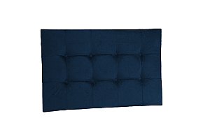 Cabeceira painel para cama box Solteiro 90 cm - Azul marinho