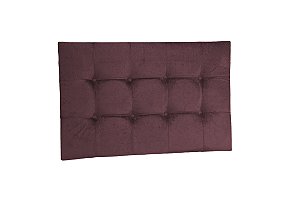 Cabeceira painel para cama box Solteiro 90cm - Rose Escuro