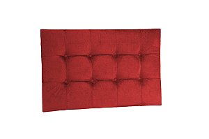 Cabeceira painel para cama box Solteiro 90cm - Vermelho