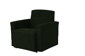 Mini Sofá Poltrona Infantil Estofado - Verde Suede