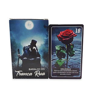 Novo Baralho Taro ExuTranca Rua Ajuda Espiritual 36 cartas