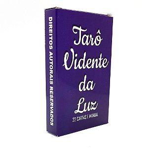 Tarô Vidente da Luz Tarô Marselha 22 cartas com Manual