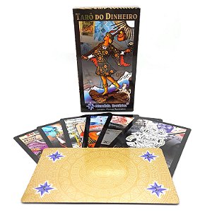 Baralho Tarô do Dinheiro Prosperidade Financeira 78 Cartas