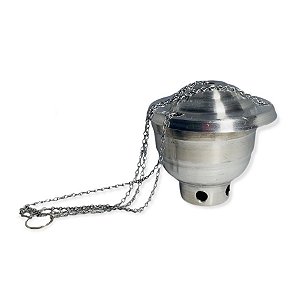 Turibulo Sacro Defumador Divino Metal Defumacao Correntes 9