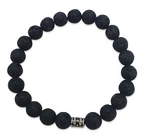 Pulseira  de Pedras Naturais Pedra Vulcão