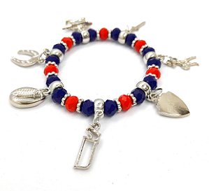 Pulseira Ogum Orixás Umbanda Candomblé Ajustável