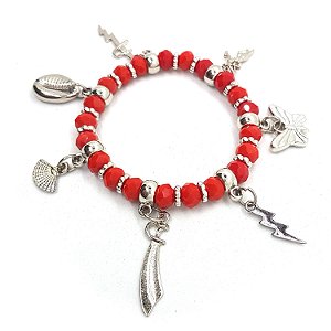 Pulseira Yansã Orixás Umbanda Candomblé Ajustável