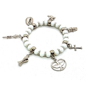 Pulseira Oxala Orixás Umbanda Candomblé Ajustável