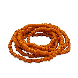 Guia Miçanga Proteção Total Contra todo o Mal laranja