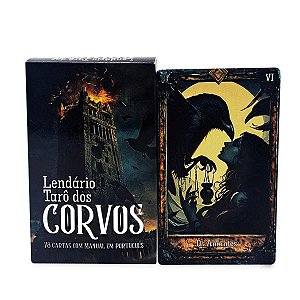 O Lendário Tarô dos Corvos 78 Cartas Com Manual em Português