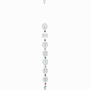 Móbile 7 Chakras Captador de Energia Natures Melody 85 cm
