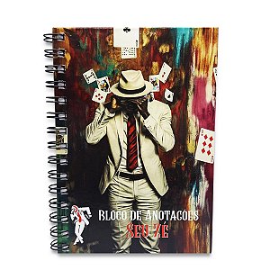 Caderno Agenda Bloco de Anotações Zé Pilintra 50 Folhas