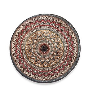 Incensário de Cerâmica Vareta Mandala Espiritual 10 cm
