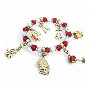 Pulseira Maria Navalha Orixás Umbanda Candomblé Ajustável