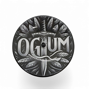 Incensário de Ogum Cinza Total Força Espiritual 10cm