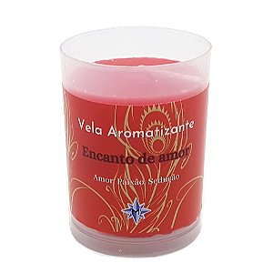 Vela Aromática Encanto de Amor Vela Perfumada Paixão 90g