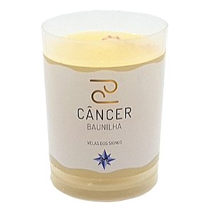 Vela Signo Câncer Vela Perfumada Câncer Baunilha 90g