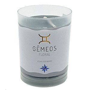 Vela Signo Gêmeos Vela Perfumada Gêmeos Floral 90g