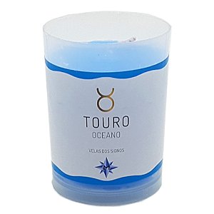 Vela Signo Touro Vela Perfumada Touro Oceano 90g