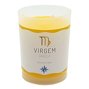 Vela Signo Virgem Vela Perfumada Virgem Canela 90g
