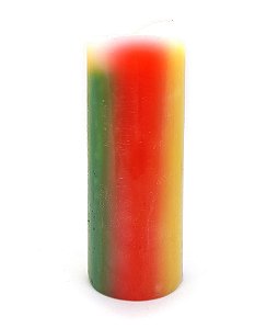 Vela Votiva Cigana 7 Cores Umbanda Candomblê 250g