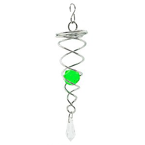 Suncatcher Captador Catalisador Energia Fengshui Verde 10cm