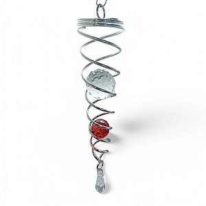 Suncatcher Captador Catalisador Energia Fengshui Vermelho 20