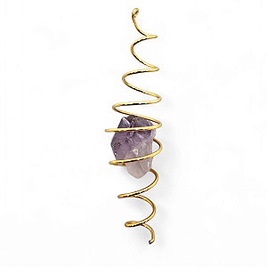 Suncatcher Captador de Energia Ametista Proteção e Cura 10cm