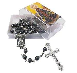 Terço De Nossa Senhora Aparecida Hematita Terço Católico
