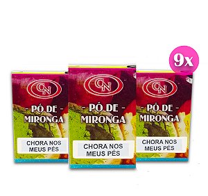 Pó de Mironga Chora nos meus Pés Ritual Completo 9 Un