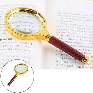 Lupa De Luxo Classic Lente De Aumento 10x Zoom 10x Mf-70