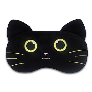 Máscara Para Dormir Gato Gel Térmico Reduz Olheiras Cansaço