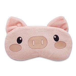 Máscara Para Dormir Porquinho Gel Térmico Reduz Olheiras