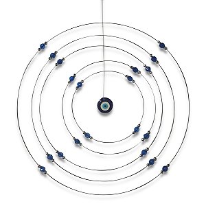Móbile Olho Grego Mandala Cósmica Afasta Tudo de Ruim 30 cm